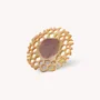 Bijoux - Bague ajustable grand modèle - Corallium - NATURE BIJOUX