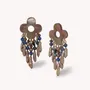 Bijoux - Boucles d'oreilles poussoir grand modèle - Montmartre - NATURE BIJOUX