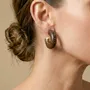 Bijoux - Boucles d'oreilles créoles bois - Oman - NATURE BIJOUX