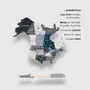 Autres décorations murales - Carte en bois du monde colorée 3D 3XL Prime Nordik Lum - ENJOY THE WOOD