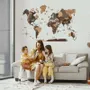 Autres décorations murales - Carte du Monde en Bois 3D Prime Plus Multicolore L - ENJOY THE WOOD