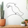 Chambres d'enfants - Décoration Murale en fil de fer - Silhouette Toucan - à punaiser - BIJOUX DE MUR