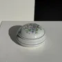 Boîtes de conservation - Bonbonnière en porcelaine au couvercle décoré de fleurs D10 - OFFICE OBJETS