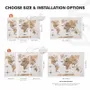 Objets de décoration - Carte du monde en bois 3D triptyque sans cadre – Terra M Noir - ENJOY THE WOOD