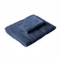 Serviettes de bain - SERVIETTE DE TOILETTE PARIS, INDIGO BLEU 90x140cm - BY WILLE