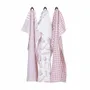Torchons textile - TORCHON DE CUISINE RECYCLÉ LINNEA, 3-PACK, ROSE CLAIR/BLANC 50x70cm - BY WILLE