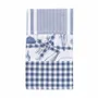 Torchons textile - TORCHON DE CUISINE RECYCLÉ LINNEA, 3-PACK, GRIS BLEU/BLANC 50x70cm - BY WILLE