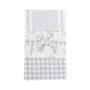 Torchons textile - TORCHON DE CUISINE RECYCLÉ LINNEA, 3-PACK, GRIS CLAIR/BLANC 50x70cm - BY WILLE