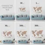 Autres décorations murales - Carte du Monde en Bois 3D LED 3.0 Prime Terra 3XL USA Droite - ENJOY THE WOOD