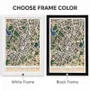 Other wall decoration - 3D City Map 3.0 Austin L White Frame - ENJOY THE WOOD