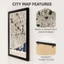 Other wall decoration - 3D City Map Custom 3.0 L Black Frame - ENJOY THE WOOD