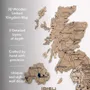 Other wall decoration - 3D Wooden Map of the United Kingdom Terra S Prime - ENJOY THE WOOD
