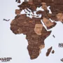 Other wall decoration - 3D Wooden World Map Prime Plus Oak XL - ENJOY THE WOOD