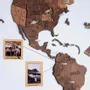 Other wall decoration - 3D Wooden World Map Prime Plus Oak XL - ENJOY THE WOOD