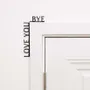 Objets de décoration - Citation d’angle en bois – « Je t’aime, salut » - ENJOY THE WOOD