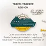 Objets de décoration - Carte du Monde en Bois Colorée 3D Travel Tracker Cruise Liner - Pays - ENJOY THE WOOD