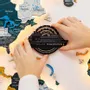 Objets de décoration - Carte du Monde en Bois Colorée 3D Travel Tracker Cruise Liner - Minuit - ENJOY THE WOOD