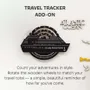 Objets de décoration - Carte du Monde en Bois Colorée 3D Travel Tracker Cruise Liner - Minuit - ENJOY THE WOOD