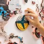Objets de décoration - Carte du Monde en Bois Colorée 3D Travel Tracker - Pays - ENJOY THE WOOD