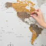 Other wall decoration - World Map on Canvas - Desert White Frame M - ENJOY THE WOOD