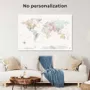 Other wall decoration - World Map on Canvas M Personalization Sky Blue no Frame - ENJOY THE WOOD