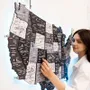 Other wall decoration - Wooden 3d LED 3.0 Map of USA - Nordik S Prime Plus EU - ENJOY THE WOOD