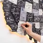 Other wall decoration - Wooden 3d LED 3.0 Map of USA - Nordik S Prime Plus EU - ENJOY THE WOOD