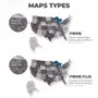 Other wall decoration - Wooden 3d LED 3.0 Map of USA - Nordik S Prime Plus EU - ENJOY THE WOOD
