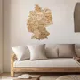 Autres décorations murales - Carte en bois 3D Allemagne Or 2XL Vierge - ENJOY THE WOOD