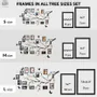 Other wall decoration - Wooden Family Tree - Unity S White flowers - ENJOY THE WOOD