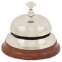 Decorative objects - Desk bell, nickel plated brass, diam. 4''1/3 - TRADE WINDS