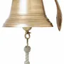 Other wall decoration - Heavy ship bell, antique brass finish, diam. 7'' - TRADE WINDS