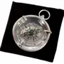 Decorative objects - Starwind compass with velvet pouch nickel finish, diam. 2"1/4 - TRADE WINDS