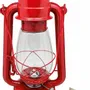Outdoor table lamps - Red hurricane lantern 12", burning time 24h - TRADE WINDS