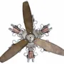 Other wall decoration - Wall propeller, three-bladed, antic copper, 26" x 7" x 23"1/2 - TRADE WINDS
