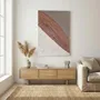 Other wall decoration - Earth Strata: Handmade Textured 3D Relief Painting - SARMAL DESIGN