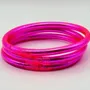 Bracelets - JONC BOUDHHISTE 5 MM PINK - JOLIE JULIE