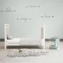 Chambres d'enfants - Lot de petits mots en fil de fer - "NUIT" - BIJOUX DE MUR
