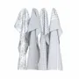 Torchons textile - Torchon de cuisine recyclé LINNEA, 4 motifs , Blanc/Gris clair 50x70cm - BY WILLE
