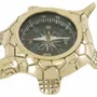 Presse-papier - Tortue boussole presse papier laiton 9,5 cm - TRADE WINDS