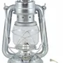 Lampes de table extérieures - Lampe tempete finition Zinc, H. 250 mm - TRADE WINDS