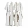 Torchons textile - Torchon de cuisine recyclé Recycling , 4 motifs , Lin/Blanc 50x70cm - BY WILLE