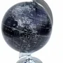 Objets de décoration - Globe terrestre diam 20 cm, pied avec avion aluminium H : 35 cm - TRADE WINDS