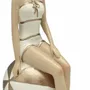 Sculptures, statuettes et miniatures - Baigneuse assise sur ballon, polyresine, H. 20 cm - TRADE WINDS