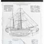 Autres décorations murales - Toile parchemin 2 navires XIXe, 35,5 x 46 cm - TRADE WINDS