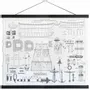 Other wall decoration - Parchment canvas marine fittings, 18"x21.5" - TRADE WINDS