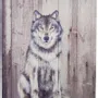 Paintings - Wolf wooden frame, (UV = 8 pcs) - dim : 13"x9"5/6 - TRADE WINDS