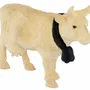 Sculptures, statuettes et miniatures - Vache en bois naturel, H.15 x L.22 cm (UVX2) - TRADE WINDS