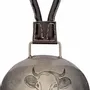 Objets de décoration - Cloche acier vieilli vache, attache cuir 17 x 17 cm - TRADE WINDS