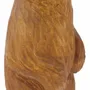 Sculptures, statuettes et miniatures - Ours debout en bois sculpté, H. 20 cm - TRADE WINDS